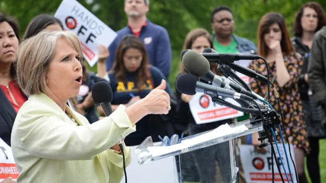 people protesting law